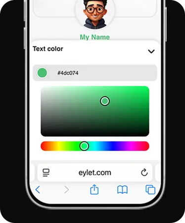 Custom profile style on eylet
