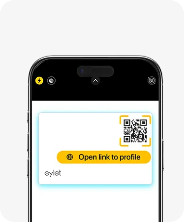 QR code sharing on eylet for contractors